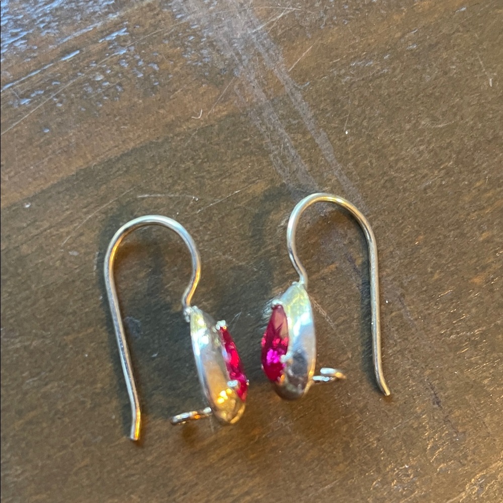 Silpada rare 092 stamped "pear blossom" Earrings. Just beautiful! - Picture 6 of 14